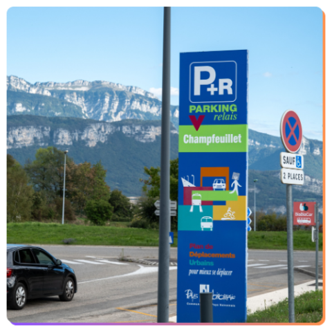 Les parkings relais (P+R) : une solution hybride efficace